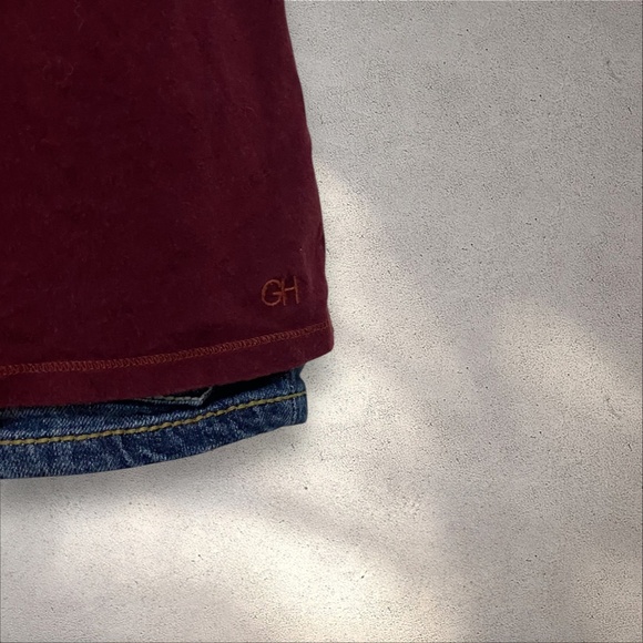 Gilly Hicks Maroon Deep V Strappy Camisole - Picture 4 of 8